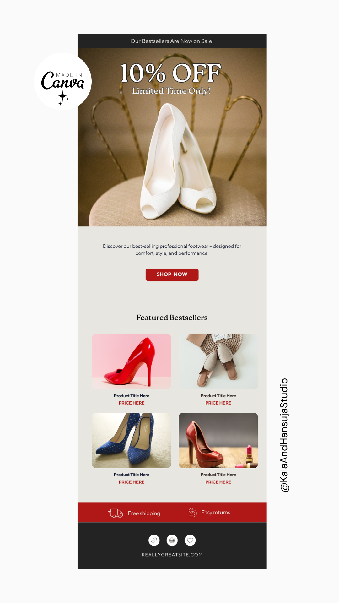 Email Marketing Canva Template