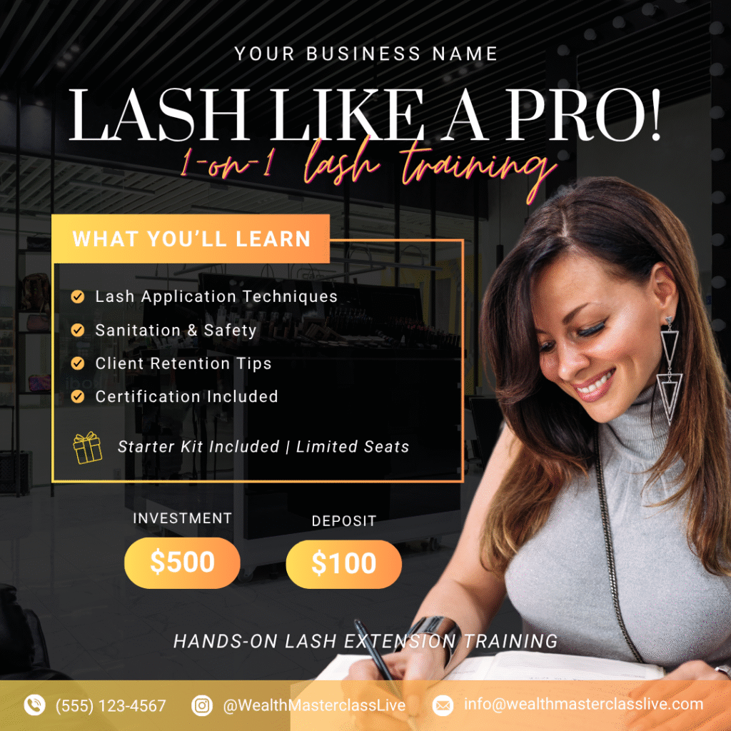 Lash Class Flyer 2026